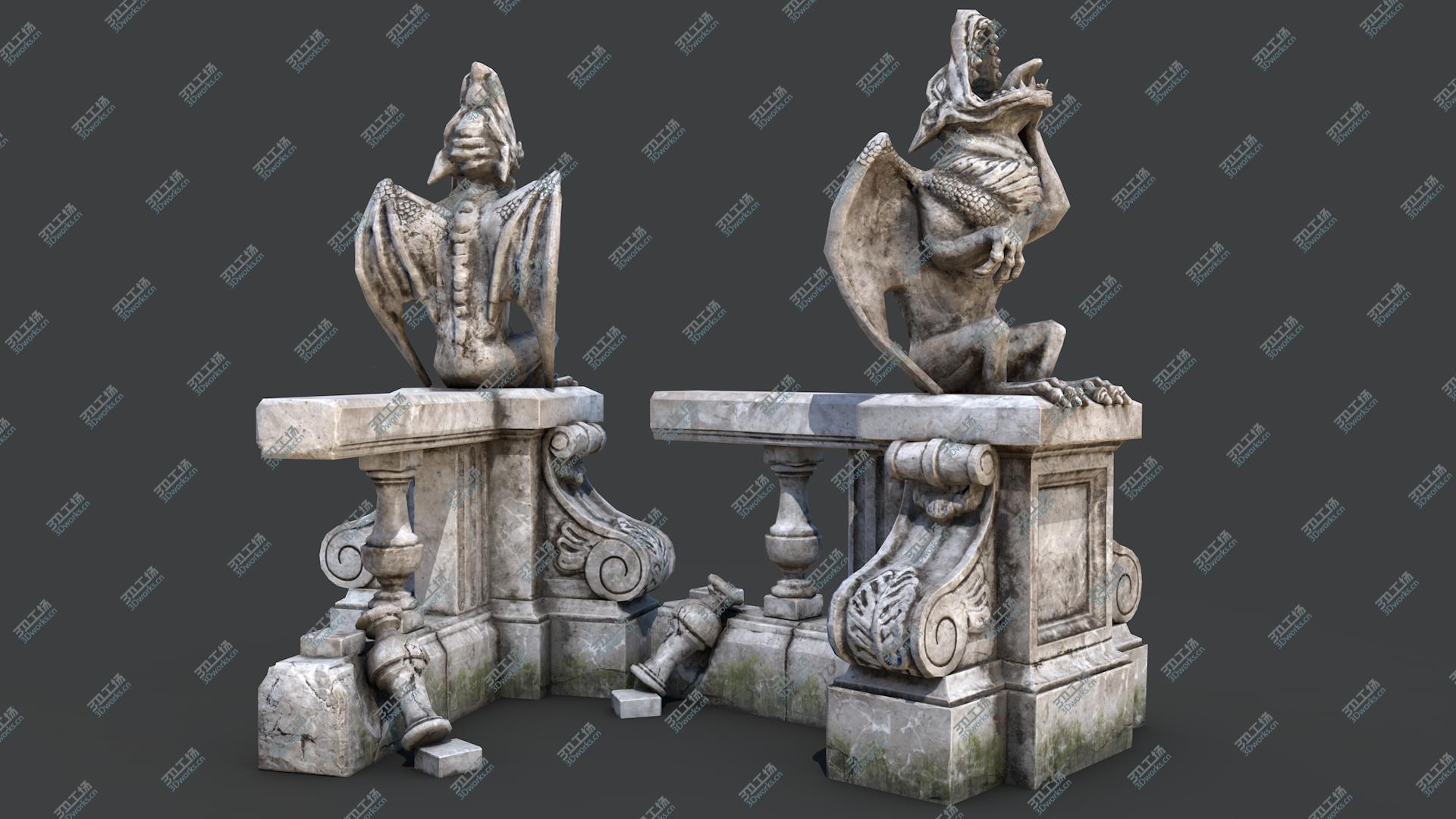 images/goods_img/202105071/3D Gargoyle Statue Massandra model/2.jpg
